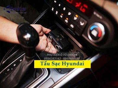 Tẩu Sạc Ô Tô Hyundai 2 Cổng 12V và 2 Cổng USB chính hãng